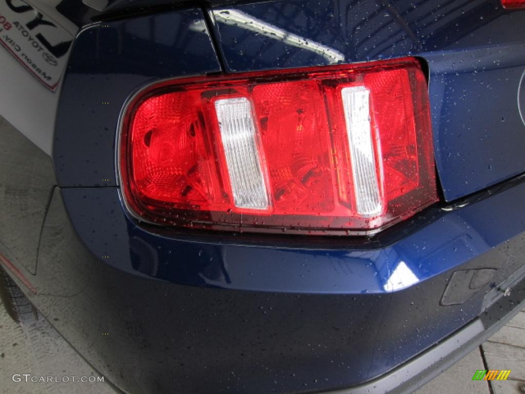 2011 Mustang V6 Coupe - Kona Blue Metallic / Charcoal Black photo #14