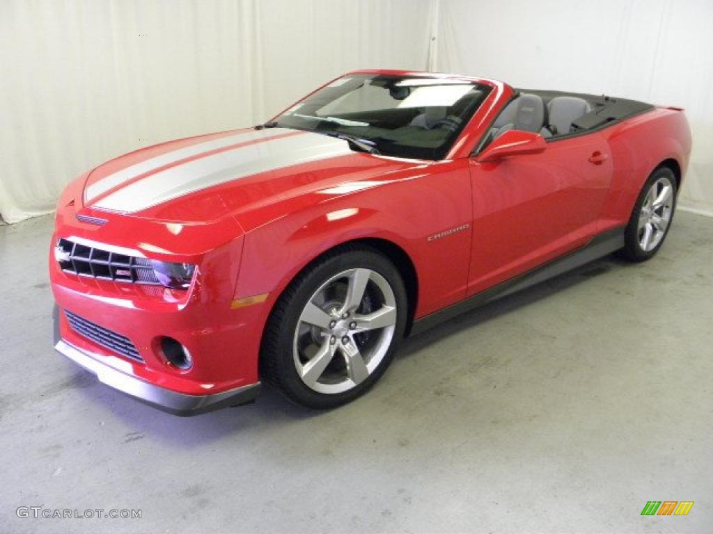 Victory Red 2011 Chevrolet Camaro SS/RS Convertible Exterior Photo #49276037