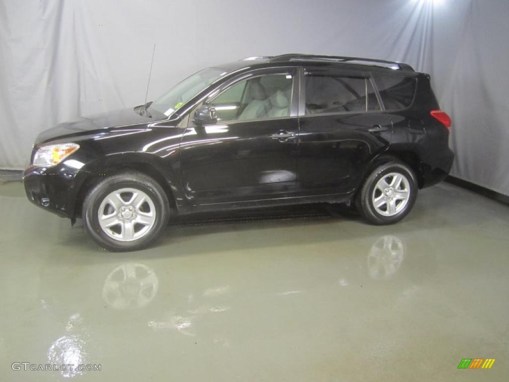 2008 RAV4 4WD - Black / Dark Charcoal photo #3