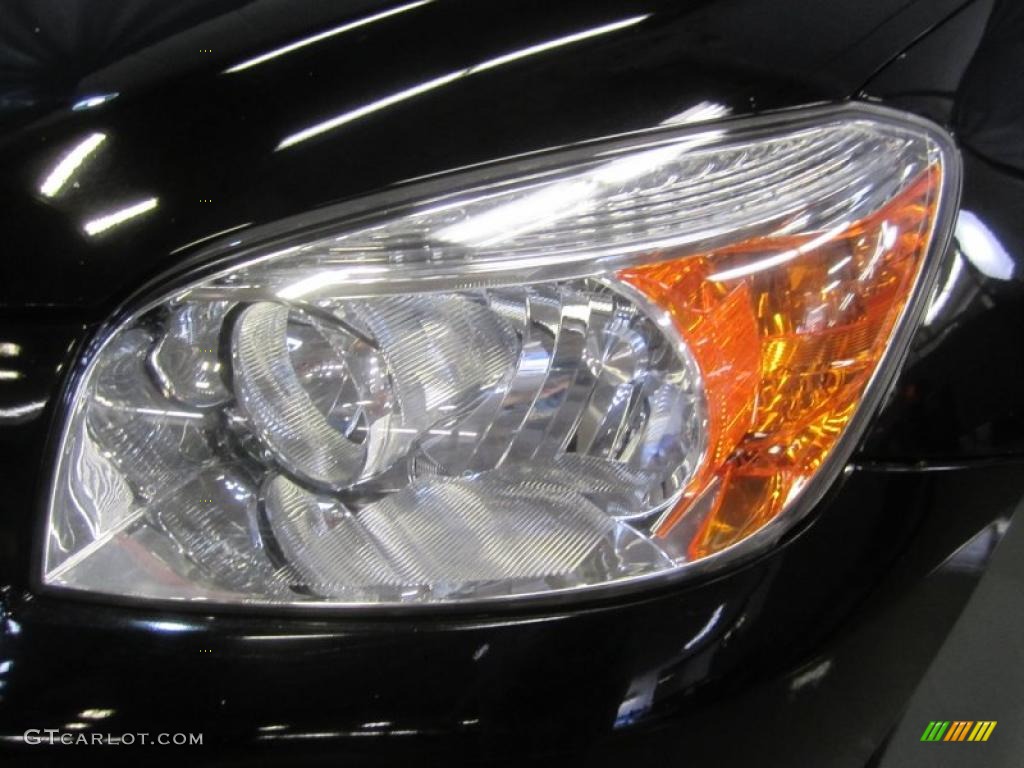 2008 RAV4 4WD - Black / Dark Charcoal photo #4