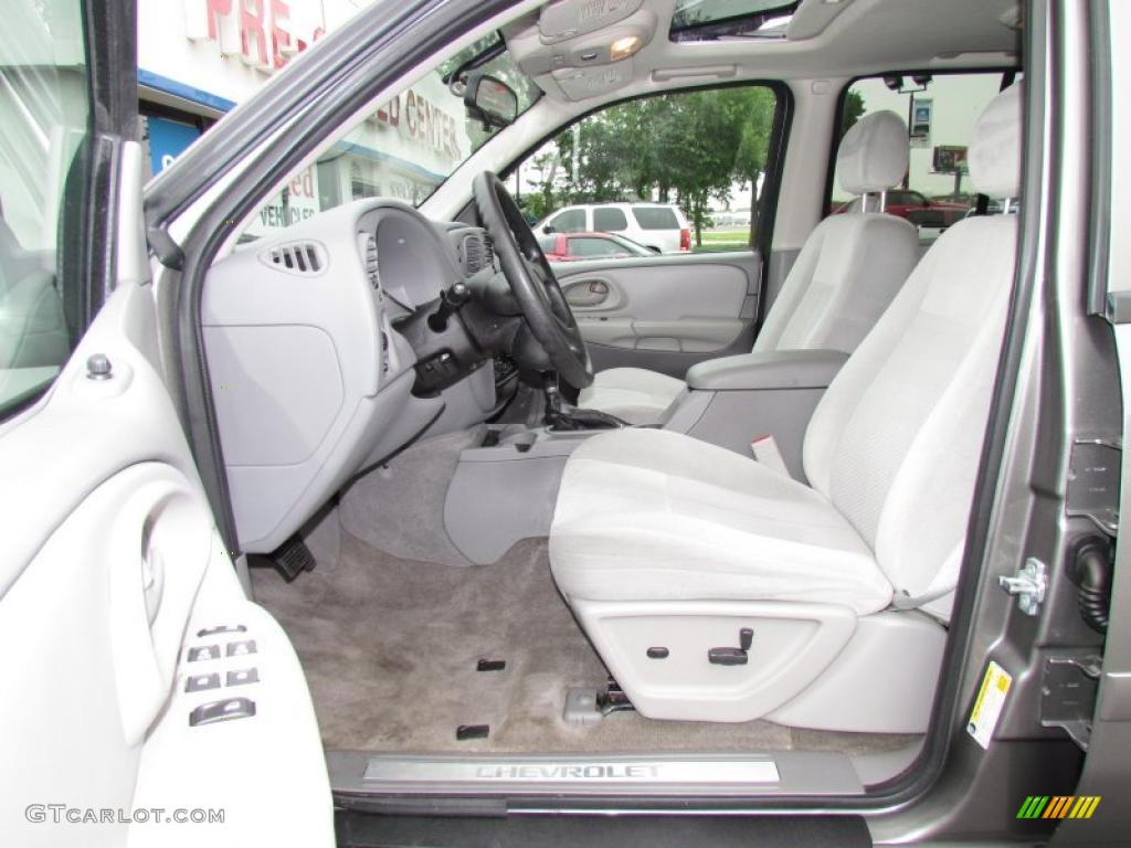 2008 TrailBlazer LT - Graystone Metallic / Light Gray photo #9