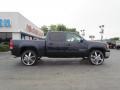 2008 Midnight Blue Metallic GMC Sierra 1500 SLE Crew Cab  photo #8