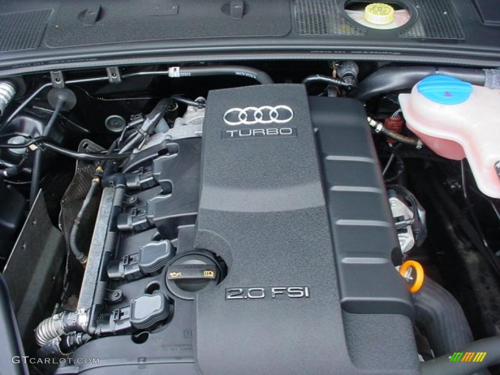 2008 Audi A4 2.0T quattro Cabriolet 2.0 Liter FSI Turbocharged DOHC 16-Valve VVT 4 Cylinder Engine Photo #49278917