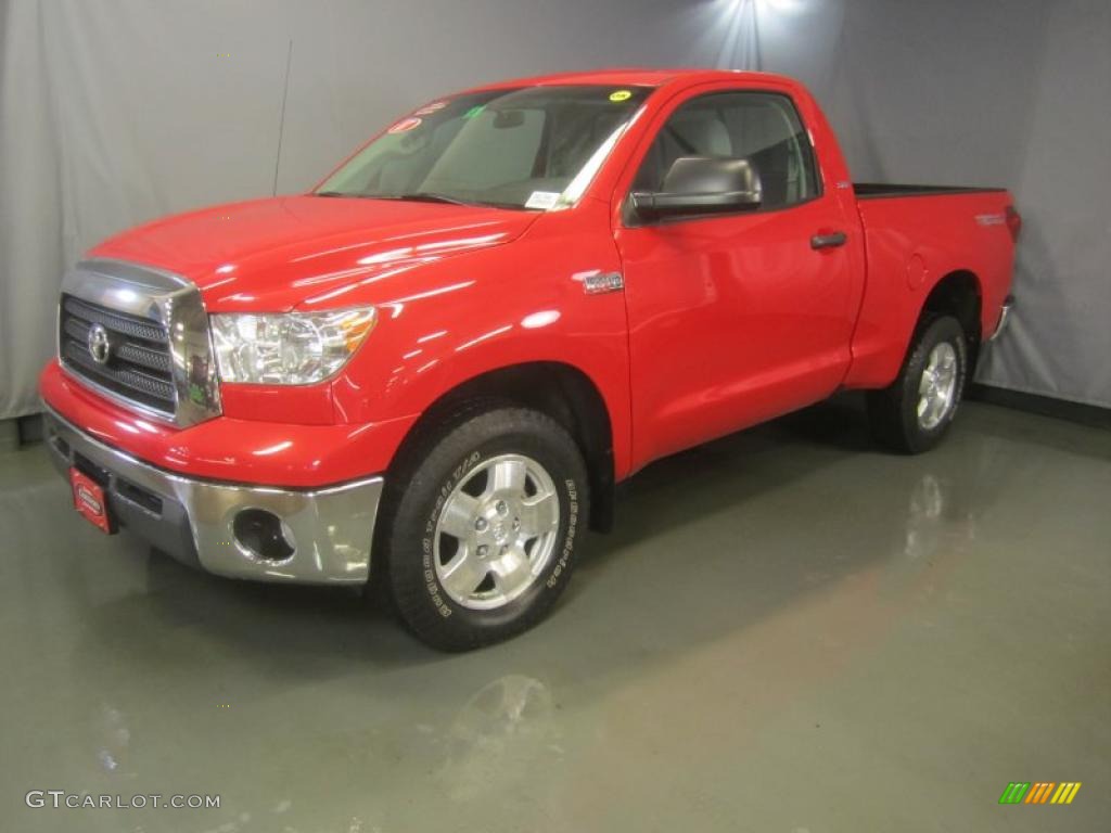 Radiant Red Toyota Tundra