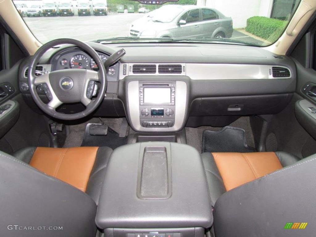 2008 Chevrolet Tahoe Z71 4x4 Morocco Brown/Ebony Dashboard Photo #49279268