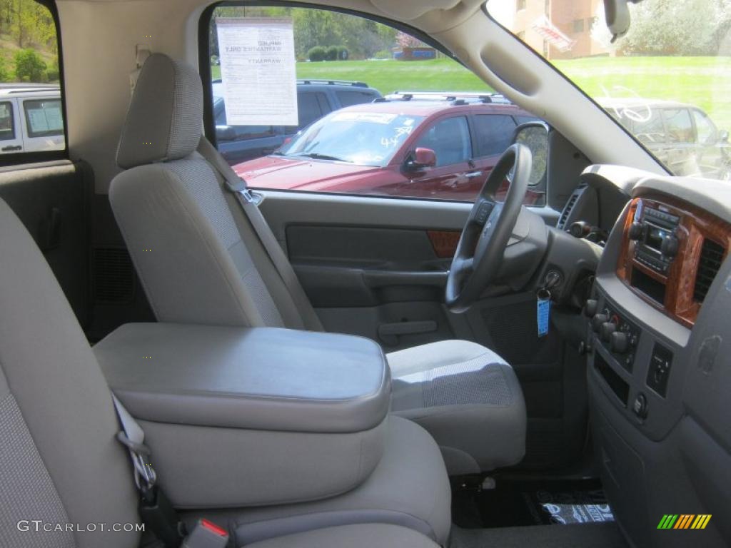 2006 Ram 1500 SLT TRX Regular Cab 4x4 - Bright White / Medium Slate Gray photo #7