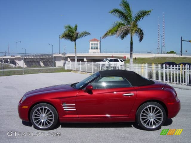 Blaze Red Crystal Pearlcoat 2007 Chrysler Crossfire SE Roadster Exterior Photo #492808