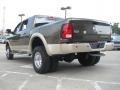 2011 Rugged Brown Pearl Dodge Ram 3500 HD Laramie Longhorn Mega Cab 4x4 Dually  photo #3