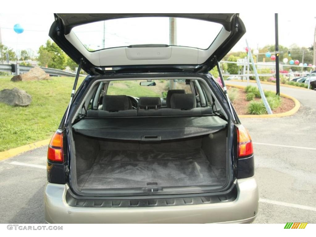 2004 Outback Wagon - Mystic Blue Pearl / Gray/Black photo #8