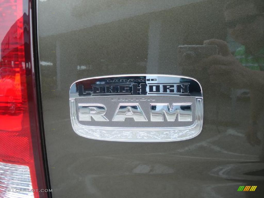 2011 Ram 3500 HD Laramie Longhorn Mega Cab 4x4 Dually - Rugged Brown Pearl / Dark Slate Gray/Russet Brown photo #17