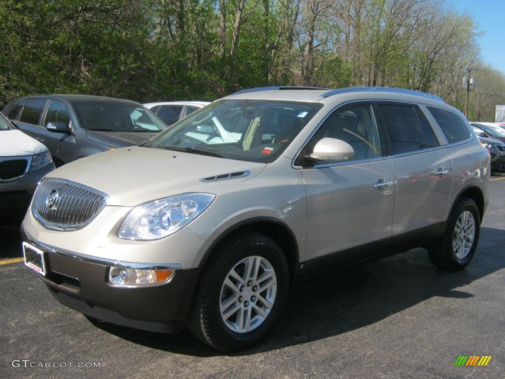 2008 Enclave CX AWD - Gold Mist Metallic / Cashmere/Cocoa photo #1