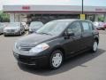 2010 Espresso Black Nissan Versa 1.8 S Hatchback  photo #1