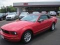Torch Red - Mustang V6 Deluxe Convertible Photo No. 18