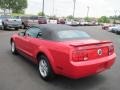 2008 Torch Red Ford Mustang V6 Deluxe Convertible  photo #19