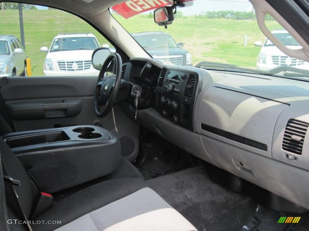 2008 Silverado 1500 Work Truck Regular Cab - Black / Dark Titanium photo #12