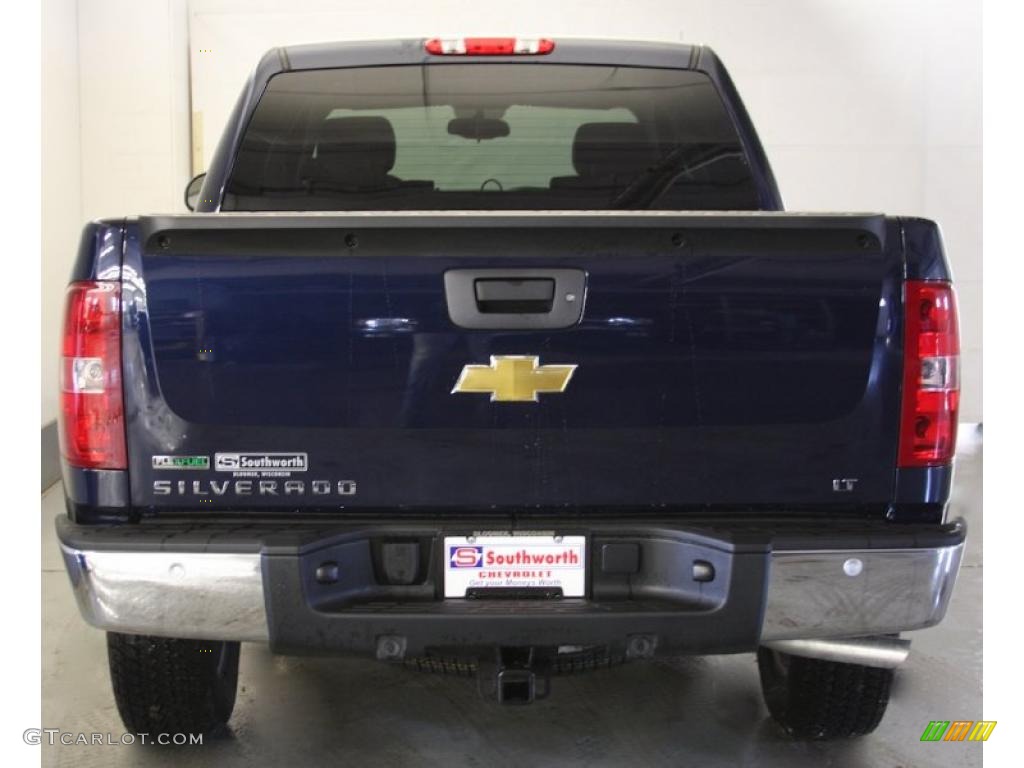 2011 Silverado 1500 LT Crew Cab 4x4 - Imperial Blue Metallic / Ebony photo #4