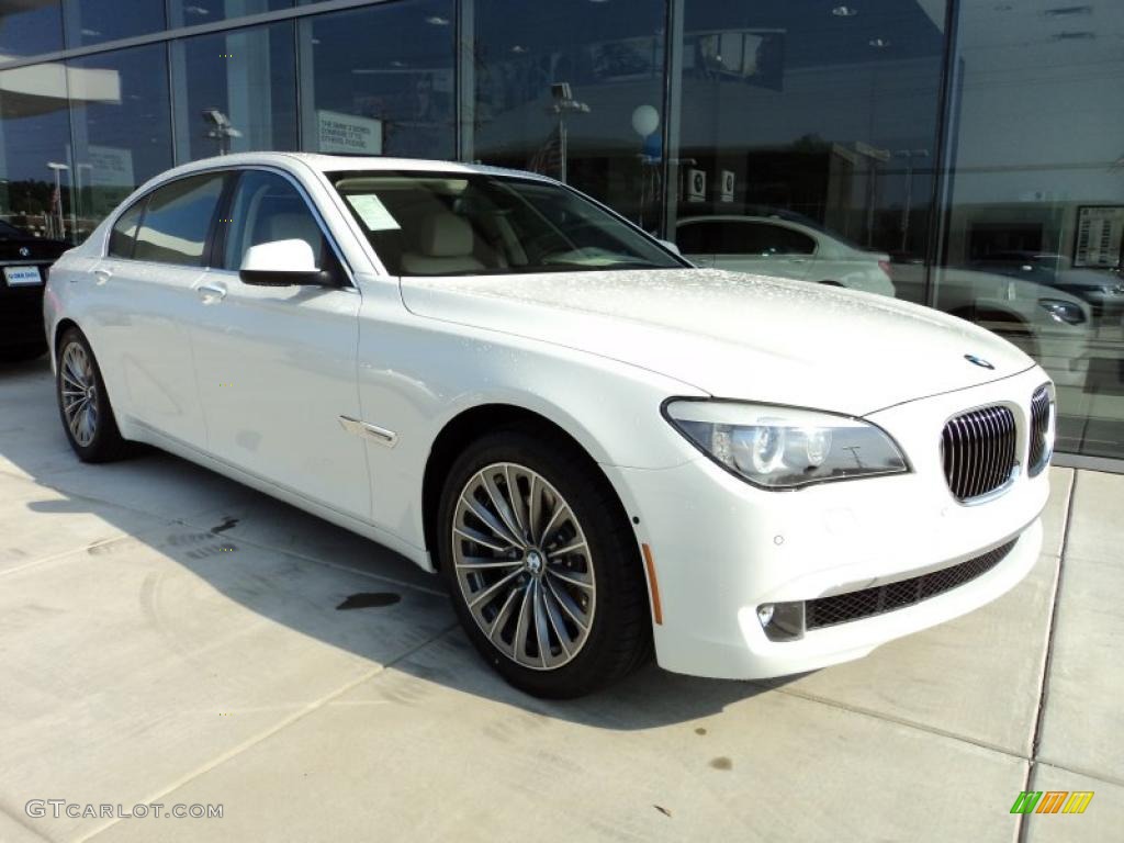 2012 7 Series 740Li Sedan - Alpine White / Oyster/Black photo #2