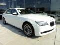 Alpine White 2012 BMW 7 Series 740Li Sedan Exterior