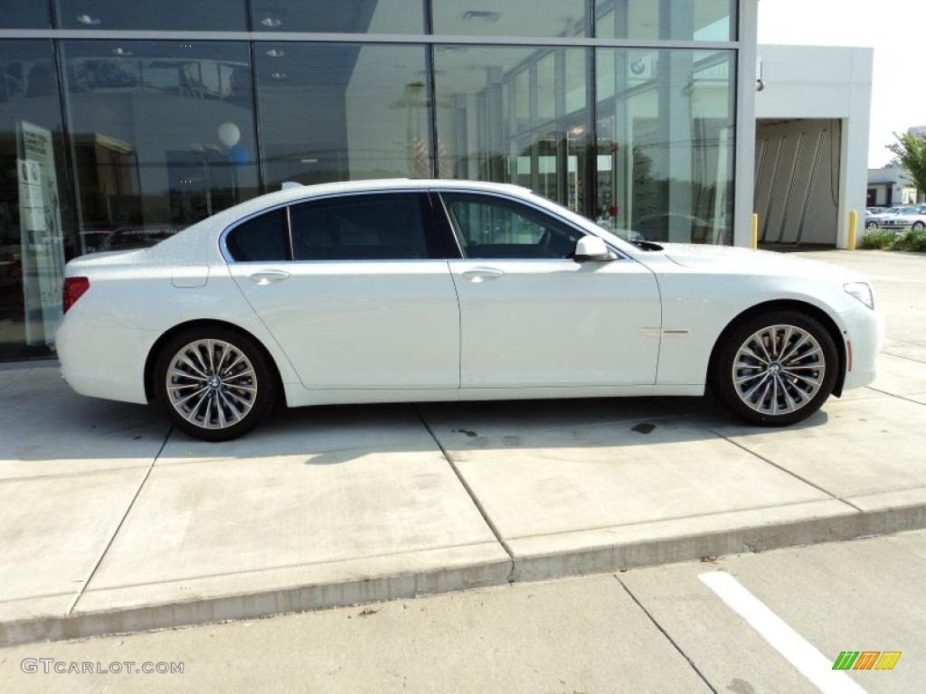 2012 7 Series 740Li Sedan - Alpine White / Oyster/Black photo #3