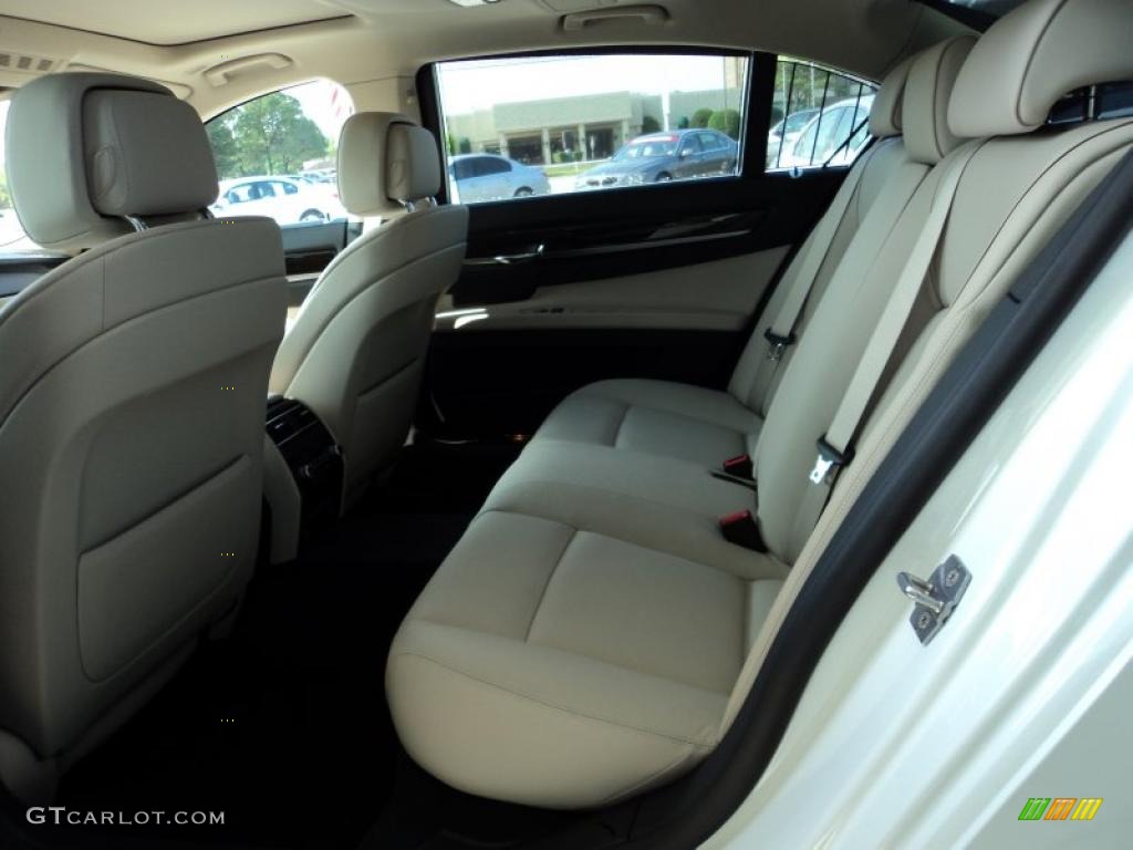 2012 7 Series 740Li Sedan - Alpine White / Oyster/Black photo #7