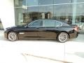 Jet Black 2012 BMW 7 Series 740Li Sedan Exterior