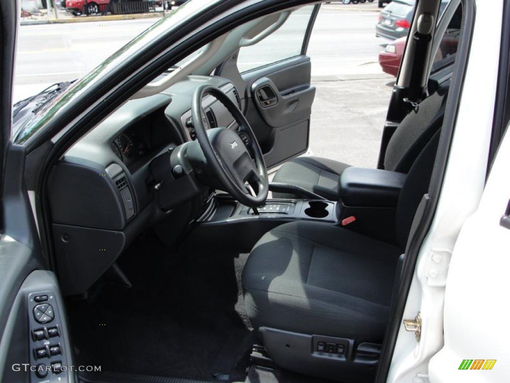2003 Grand Cherokee Laredo 4x4 - Stone White / Dark Slate Gray photo #9
