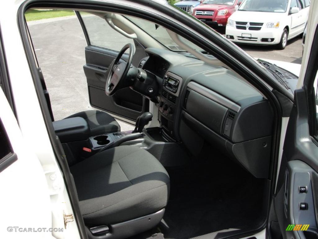 2003 Grand Cherokee Laredo 4x4 - Stone White / Dark Slate Gray photo #13