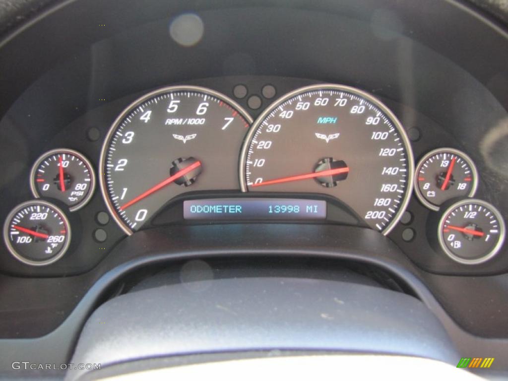 2008 Chevrolet Corvette Coupe Gauges Photo #49289252