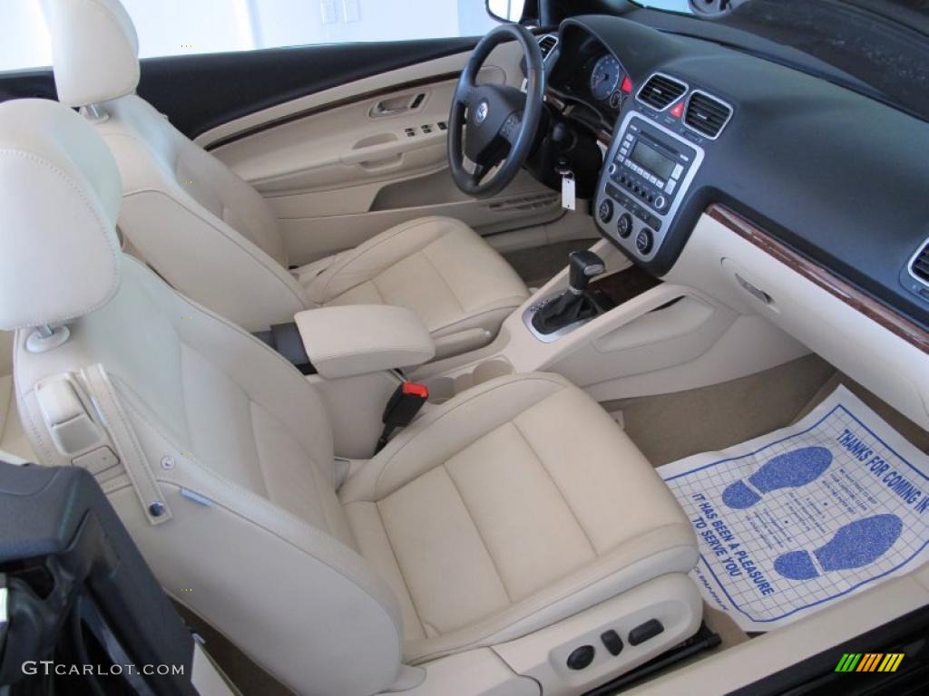 Cornsilk Beige Interior 2008 Volkswagen Eos Lux Photo #49289282