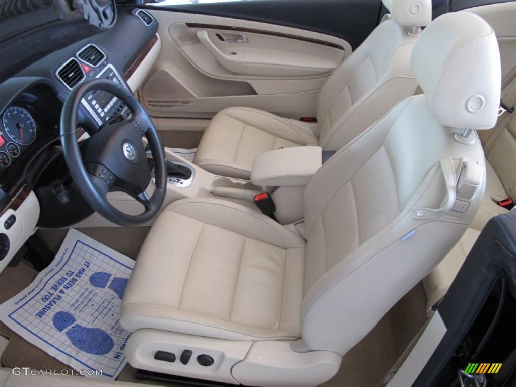 Cornsilk Beige Interior 2008 Volkswagen Eos Lux Photo #49289306