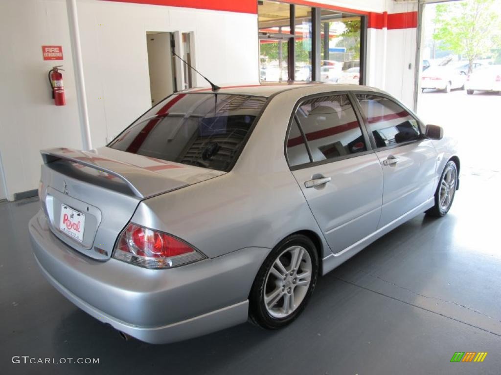 2005 Lancer RALLIART - Cool Silver Metallic / Gray photo #4