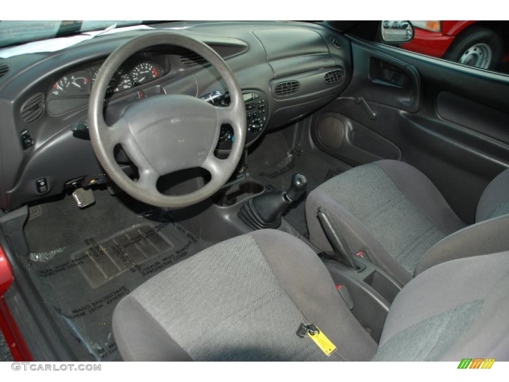 Dark Charcoal Interior 2000 Ford Escort ZX2 Coupe Photo #49290149