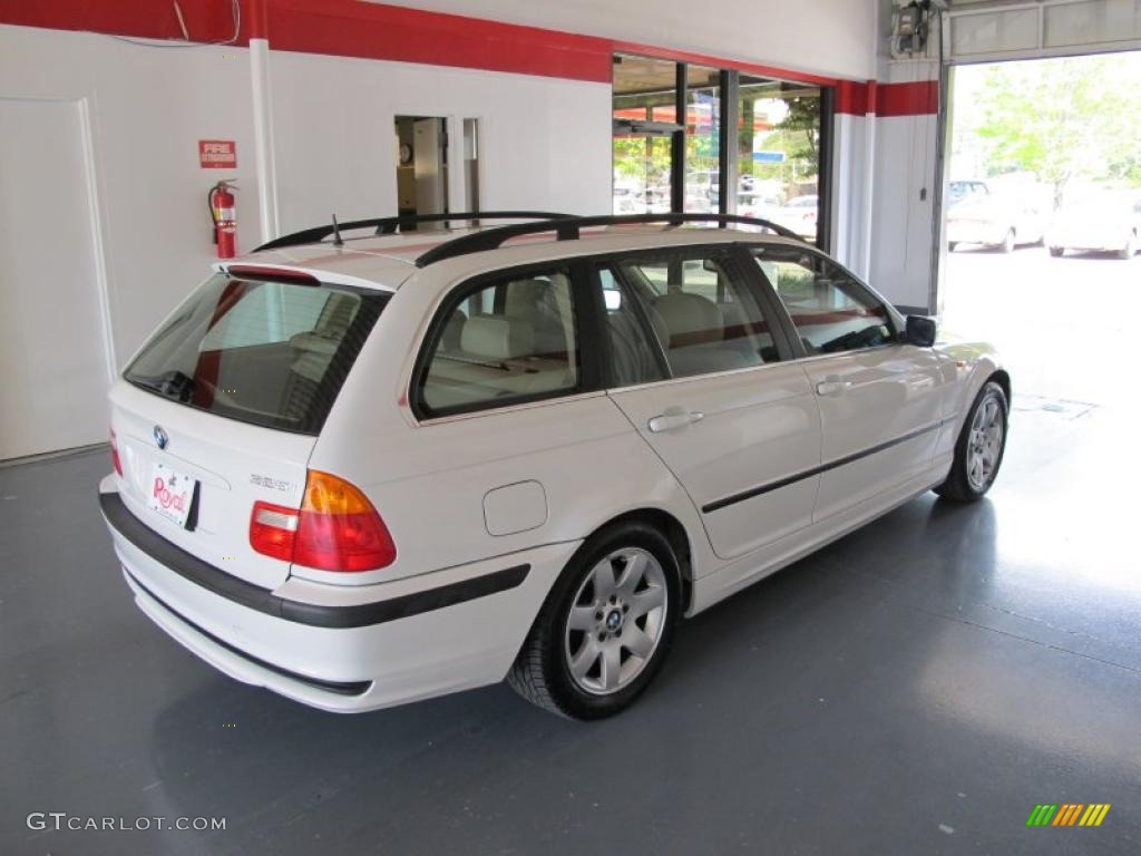 2005 3 Series 325i Wagon - Alpine White / Sand photo #4