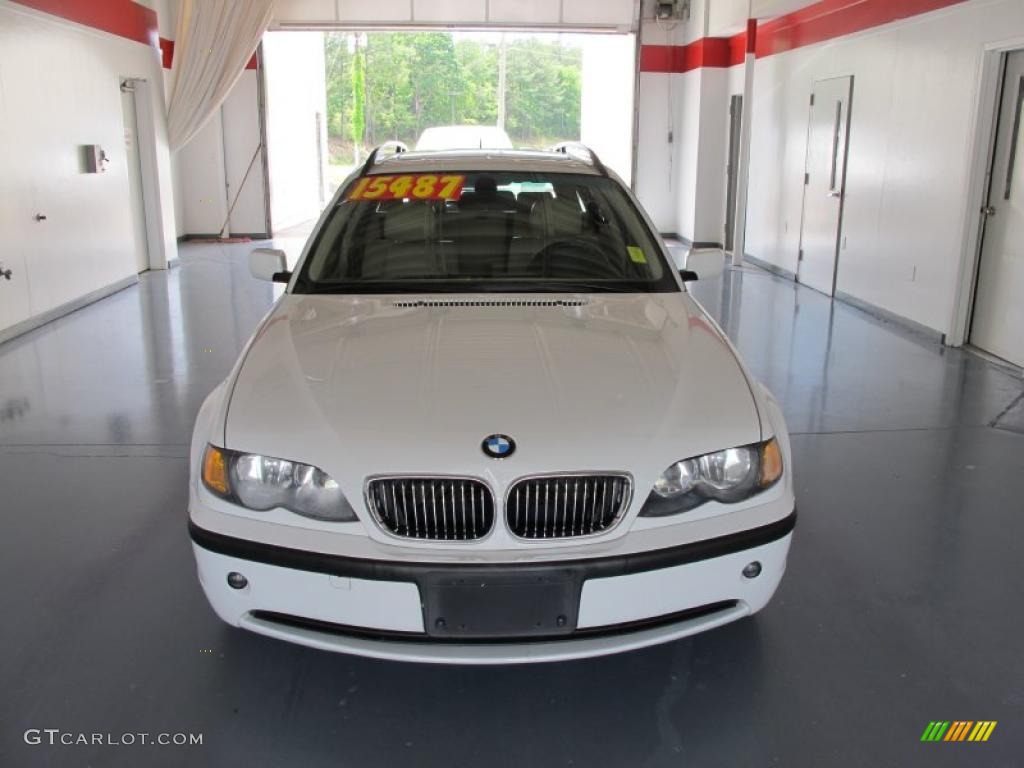 2005 3 Series 325i Wagon - Alpine White / Sand photo #6