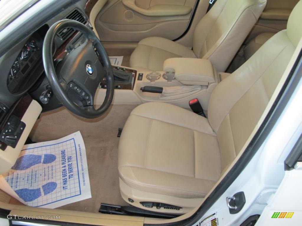 Sand Interior 2005 BMW 3 Series 325i Wagon Photo #49290680