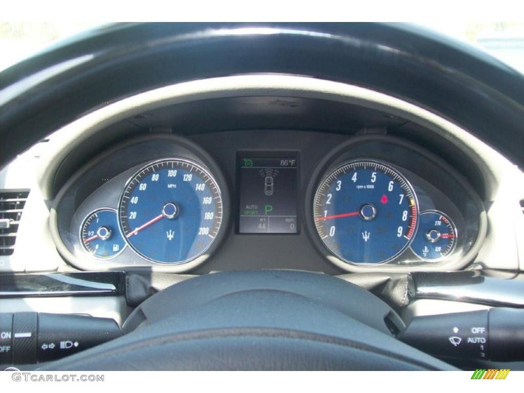 2011 Maserati GranTurismo Convertible GranCabrio Gauges Photo #49291118