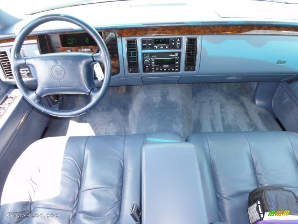 1996 Cadillac Fleetwood Brougham Adriatic Blue Dashboard Photo #49291700