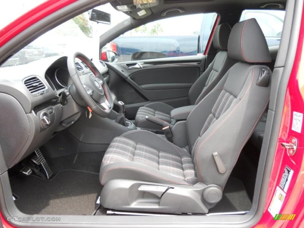 Interlagos Plaid Cloth Interior 2011 Volkswagen GTI 2 Door Photo #49291739