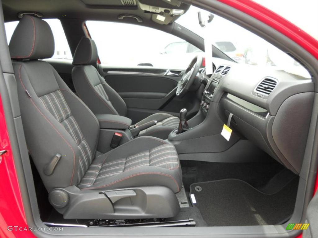 Interlagos Plaid Cloth Interior 2011 Volkswagen GTI 2 Door Photo #49291754