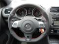 Interlagos Plaid Cloth Steering Wheel Photo for 2011 Volkswagen GTI #49291793