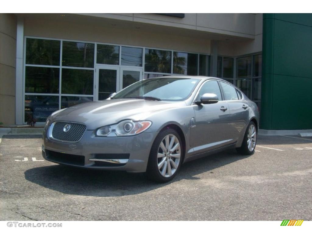 2011 XF Premium Sport Sedan - Lunar Grey Metallic / Warm Charcoal photo #1