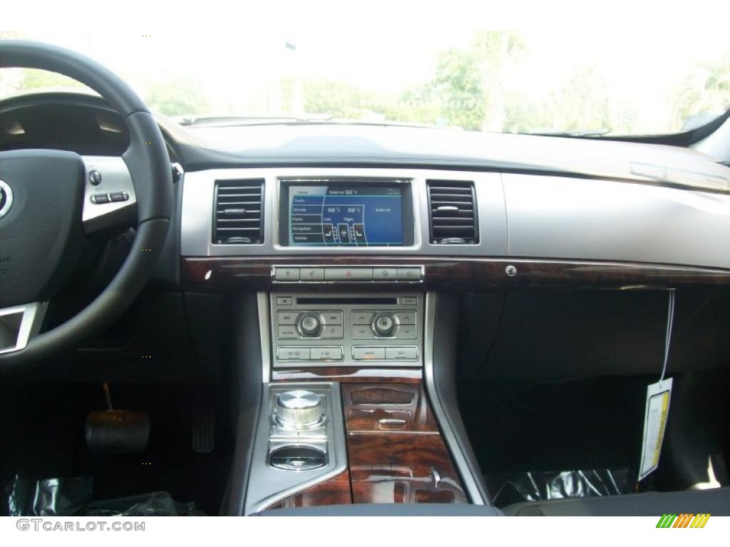 2011 Jaguar XF Premium Sport Sedan Warm Charcoal Dashboard Photo #49292045