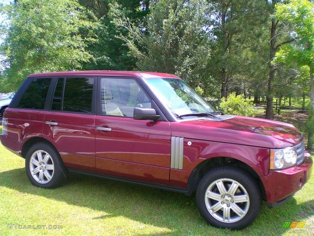 2006 Range Rover HSE - Alviston Red Mica / Sand/Jet photo #2