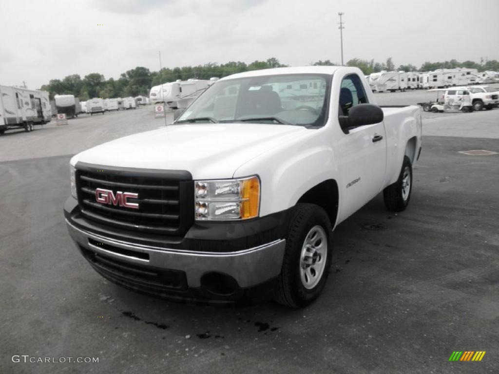 Summit White 2011 GMC Sierra 1500 Regular Cab Exterior Photo #49292951