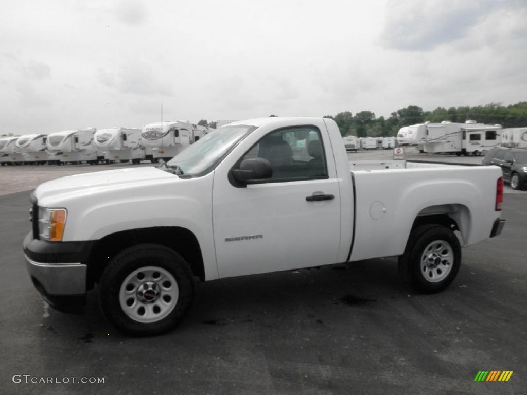 Summit White 2011 GMC Sierra 1500 Regular Cab Exterior Photo #49292966