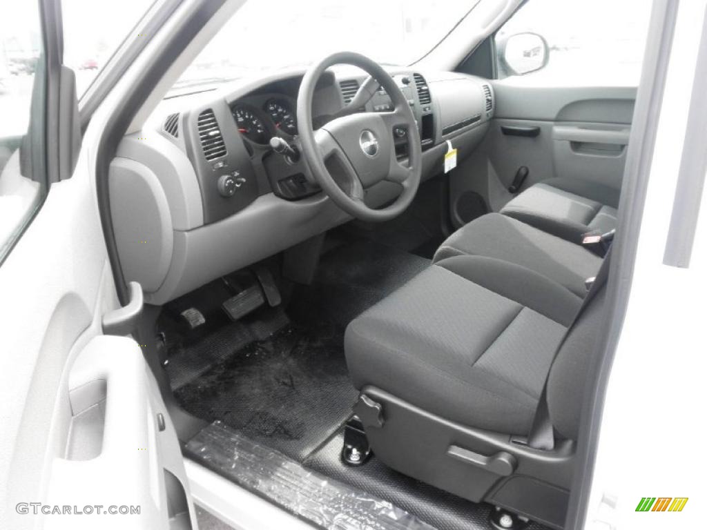 Dark Titanium Interior 2011 GMC Sierra 1500 Regular Cab Photo #49292972