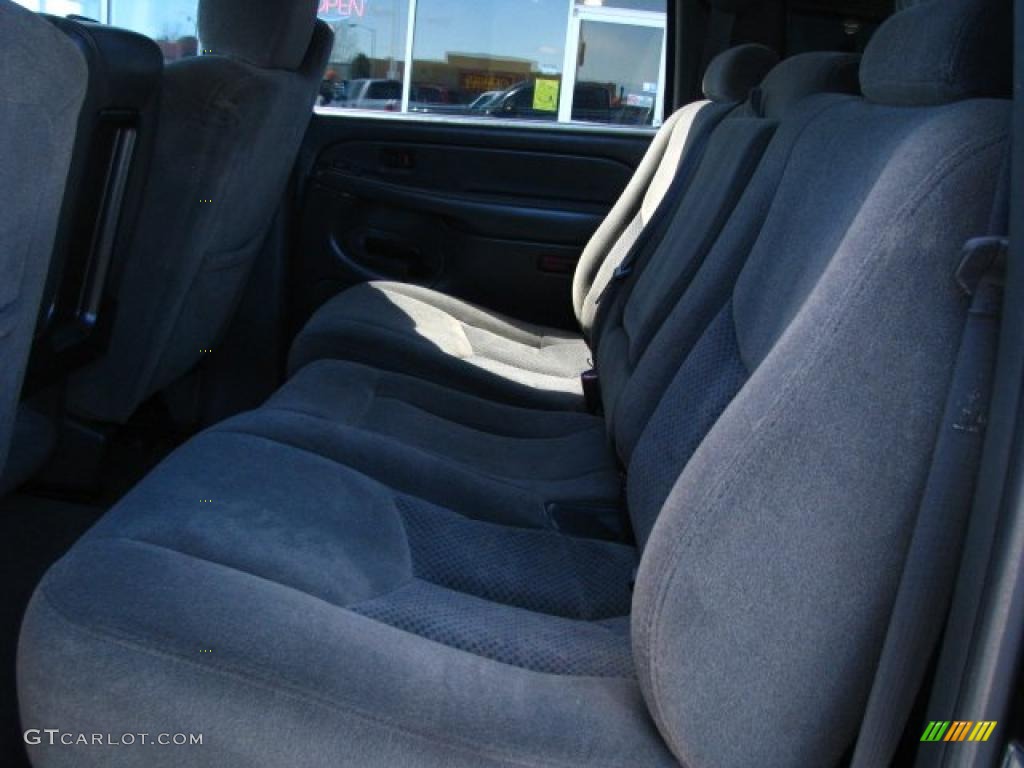 2005 Silverado 3500 LT Crew Cab 4x4 - Dark Gray Metallic / Dark Charcoal photo #13