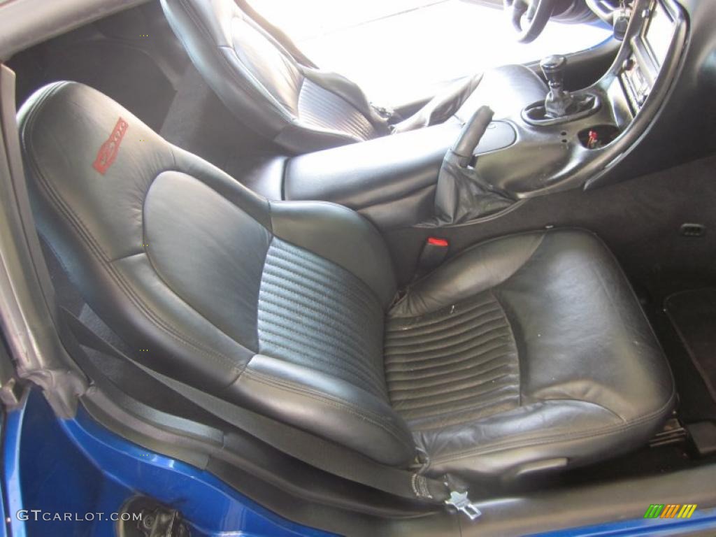 2002 Corvette Z06 - Electron Blue Metallic / Black photo #22
