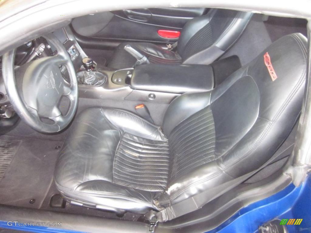 2002 Corvette Z06 - Electron Blue Metallic / Black photo #23