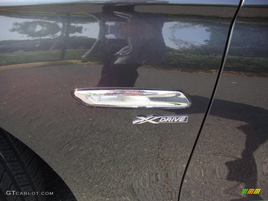 2011 5 Series 550i xDrive Sedan - Dark Graphite Metallic / Oyster/Black photo #5